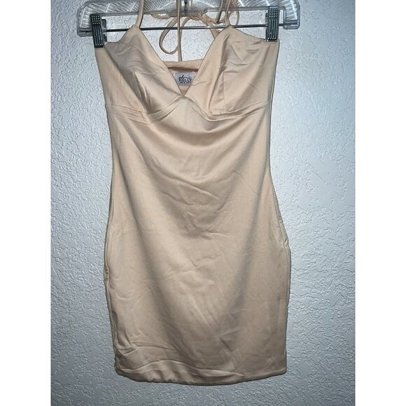 OH Polly NWOTS Mini Dress Halter Sexy Double Lined (o) - Picture 3 of 7